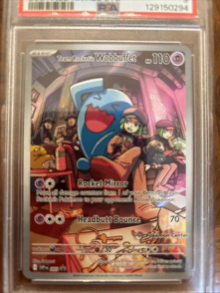 Team Rocket's Wobbuffet 203 Sv: Scarlet & Violet Promo Cards Holo - Image 2 of 4