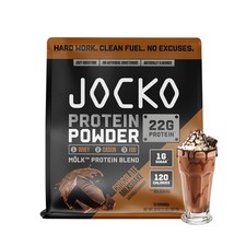 Jocko Fuel Whey Protein Powder, Chocolate Milkshake, 22g 2 Pound Pack of 1