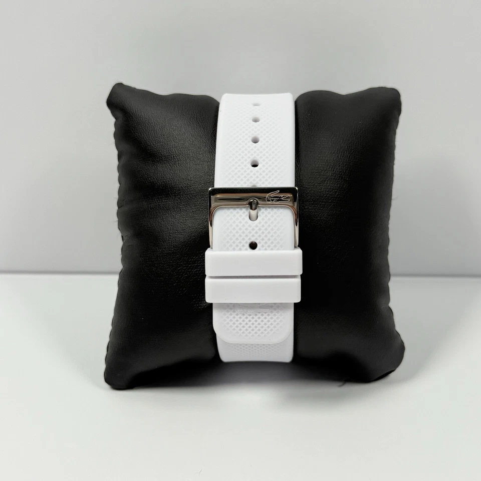 Lacoste 2011246 New Men's Watch White Dial/Band Silicone Chronograph - Image 2 of 4