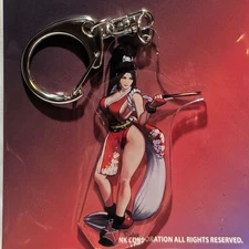 SNK KOF XV Acrylic Key Holder Keychain Mai Shiranui King of Fighters 3.5"