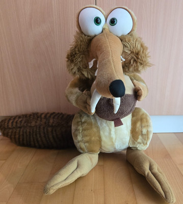 Ice Age 2, ''Scrat'' Stofftier,  Eichhörnchen von play by play - Groß