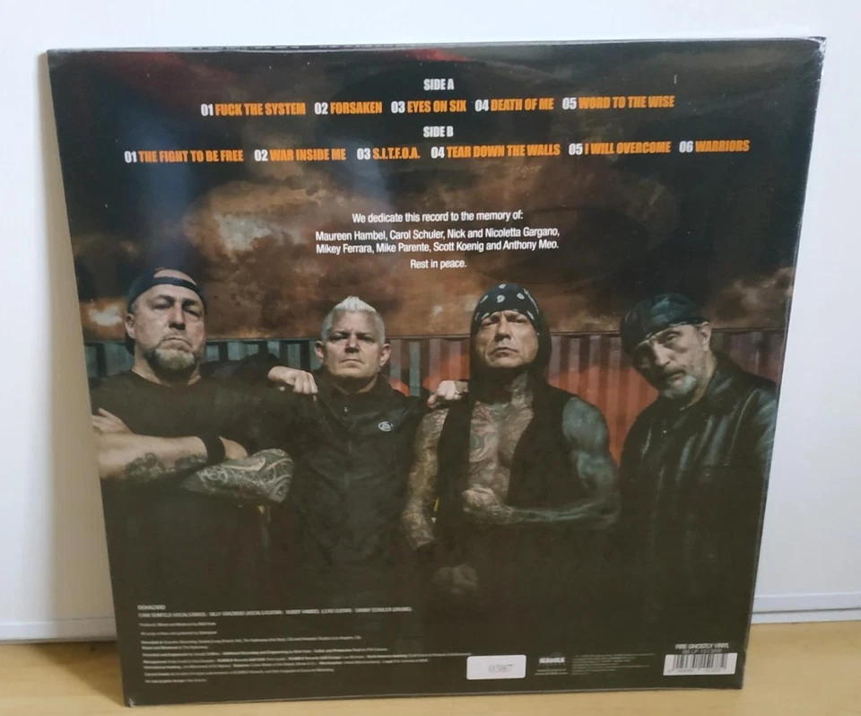 Biohazard Divided We Fall  LP 33T  12" fire ghostly vinyl album 387/1000  NYHC - Image 4 of 4