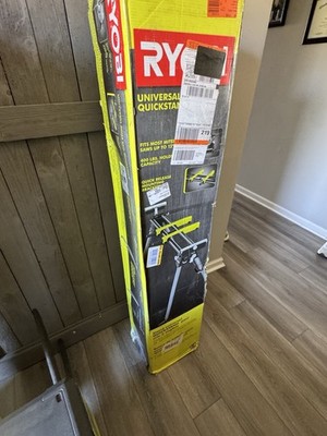 RYOBI Universal Quickstand Mitre Saw Stand 400 lbs Quick Release Brackets Yellow