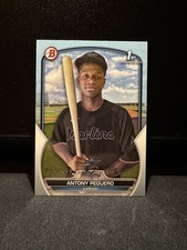 Antony Peguero 2023 Bowman Sky Blue 1st Bowman SP/499 #BP-62 FCL Marlins
