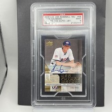 2009 Kevin Gausman Upper Deck USA Future Watch Jersey /899 Auto PSA 9 Blue Jays