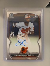 2023 Bowman Draft - Chrome Autographs Enrique Bradfield #CDA-EBR (AU, RC)
