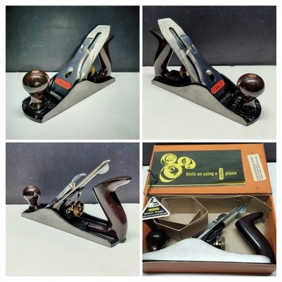 NEAR MINT! Stanley Bailey No. 4 Planer w/ BOX Bench Plane Type 19 1967-1970 NICE