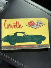 1966 Corvette Owners Manual-first Edition-no Card 1966 Corvette Owners Manual-first Edition-no Card