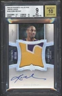 Kobe Bryant 2004 Upper Deck Exquisite Limited Logos GU Patch Auto 30/50 BGS 9/10