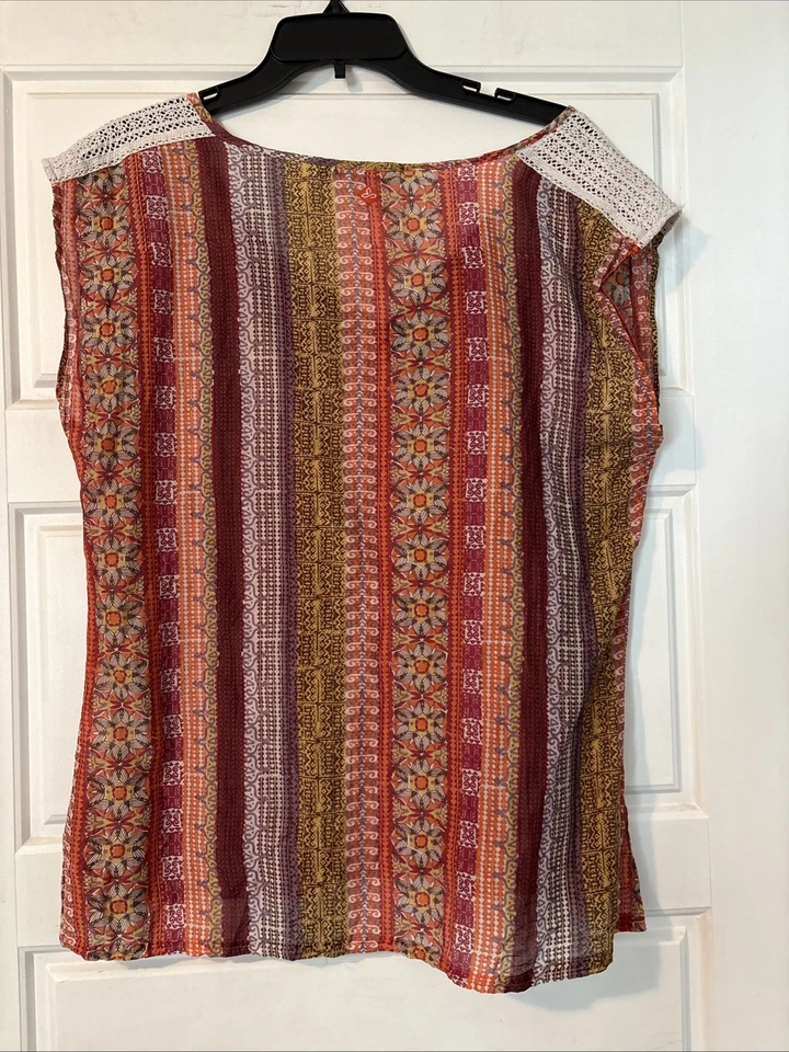 Top grande de mezcla de algodón/seda Prana para mujer  Foto 3 de 4