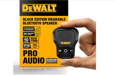 Wearable Bluetooth Speaker Limited Edition - Black Clip-On Wireless Jobsite Pr