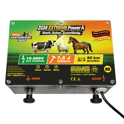 Electra Elektrozaungerät Extreme Power A, 12V DC - Kraftvolles Weidezaungerät
