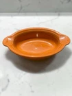 Fiestaware Tangerine Individual Oval Casserole Bowl Dish Fiesta Orange 9”