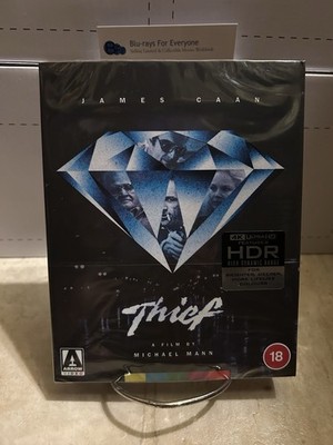 NEW Thief 4K UHD Blu-ray (UK)[1981] Arrow Slip Sleeve Cover - Ships Next Day