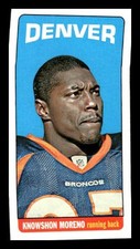 2012 Topps #121 Knowshon Moreno 1965 Mini Denver Broncos