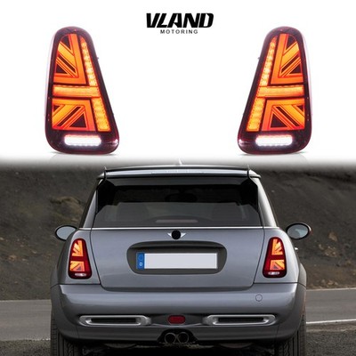 VLAND For Mini Cooper R50 R52 R53 2001-2006 LED Tail Lights W/Sequential LH + RH
