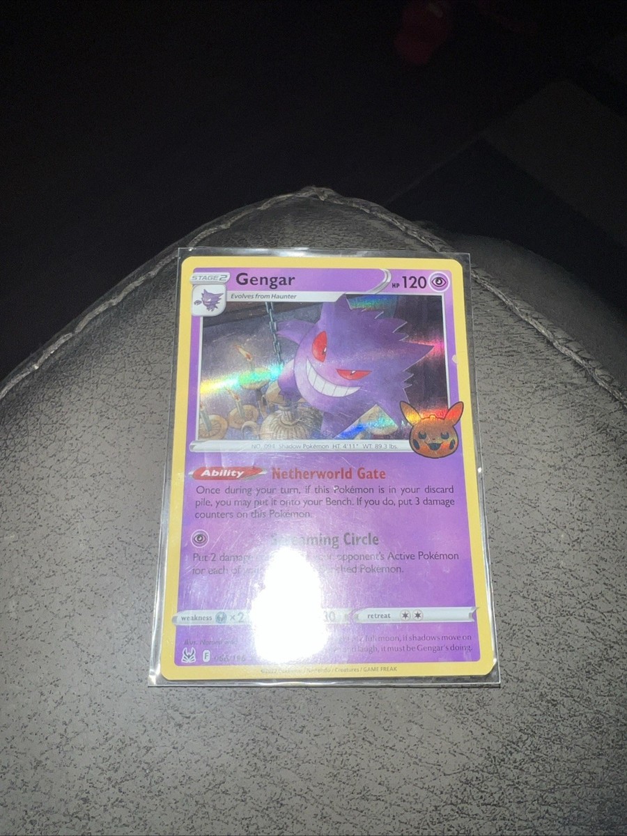 pokmon trick or trade gengar holographic card Pokemon - 057 - 2024 - Cosmos Holo RarityHolo Rare Hit Points130 HP Darkness Pokmon TCG Gengar Promo (Trick