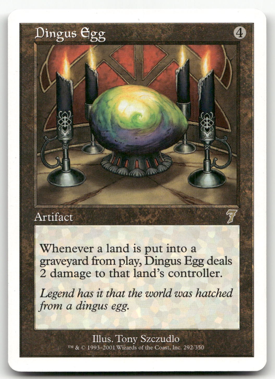 Dingus Egg #292 (LP) 7th Edition 7ED Magic MTG