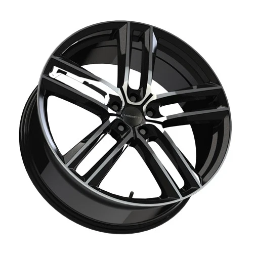 Vision 475 Clutch 22x9 5x120 +35mm Black/Machined Wheel Rim 22" Inch — 第 2/4 张图片