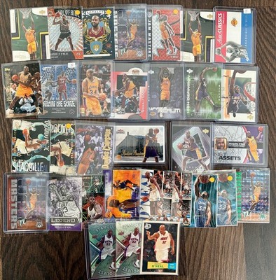 (32) SHAQUILLE O'Neal Basketball LOT - ALL INSERT CARDS Skybox E-X Net Assets ++