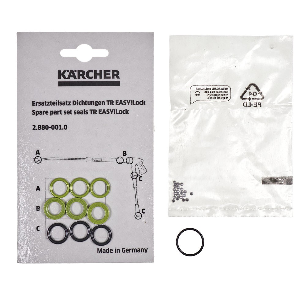 Karcher Jet Pipe TR Seal Set 4.100-688.0 - Genuine Karcher Part