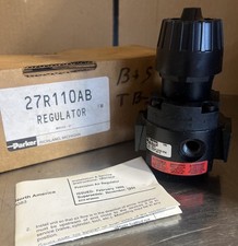 PARKER Pressure Regulator Valve 27R110AB Nos Surplus