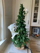 Ditz Designs Climbing Play Tree Polar Bear 42" 70389