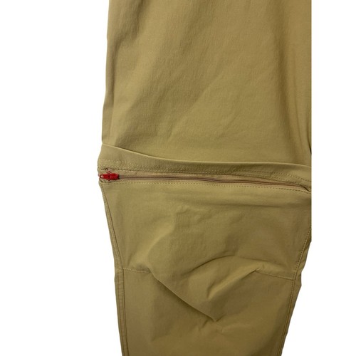 Eddie Bauer Convertible Tech Pants Shorts Hiking Tan Khaki Men's 40x30 Gorpcore - Picture 4 of 8