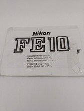Nikon FE10 fotocamera manuale istruzioni originale multilingue