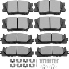 Ceramic Front Rear Disc Brake Pad Set Fit For 2013-18 For Lexus ES300h, 2007-18