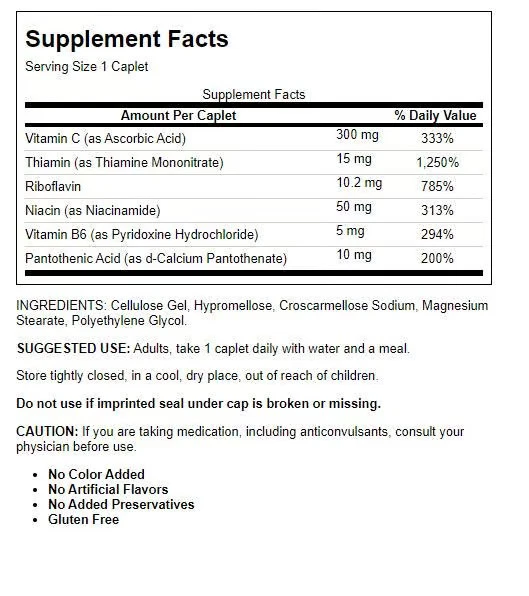 Complejo B Nature Made con Vitamina C 100 Cplts Foto 2 de 2