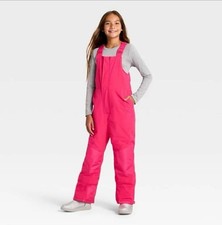 NEW All In Motion Girls Snow Bib/ Pink/ Medium