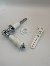 Traditional Victorian Old Fashioned 1/2" BSP Ceramic CP Cistern Flush Lever