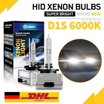 2x SuperVision D1S Xenon HID Brenner 6000K Lampen für Audi A1 A3 A5 A6 A7 Q3 Q7