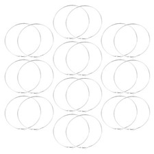 10 Pair Large Statement Earrings Oversized Hoop Giant Round Big Hoops