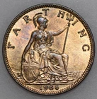 1936 George V Farthing — photo from another recent sale