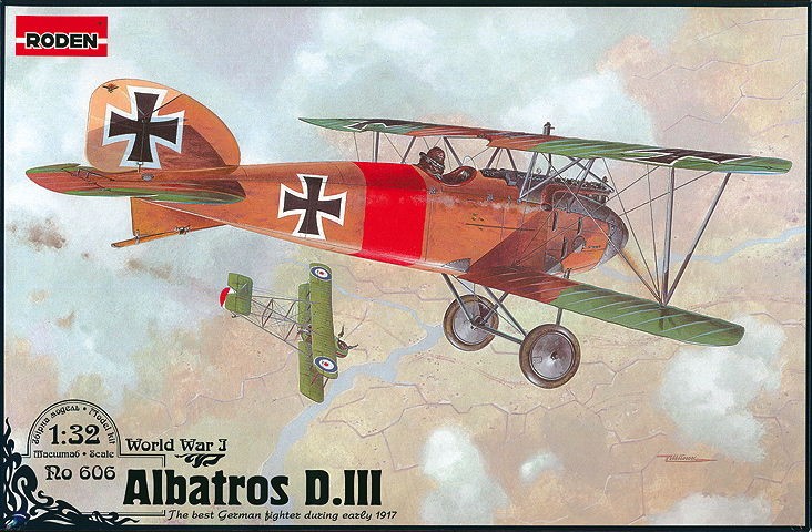 Roden 606 - 1:32 Albatros D.III - New
