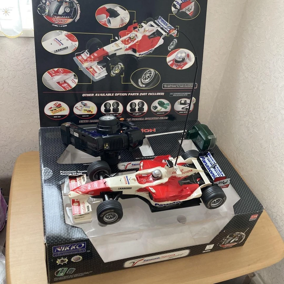NIKKO Toyota Formula 1 RC Car 1/14 RTR Japan Used Fast Operation Confirmed - Image 3 of 4