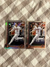2025 Topps Chrome Baseball - Ryan Mountcastle, BAL Orioles - Refractor W/ Base