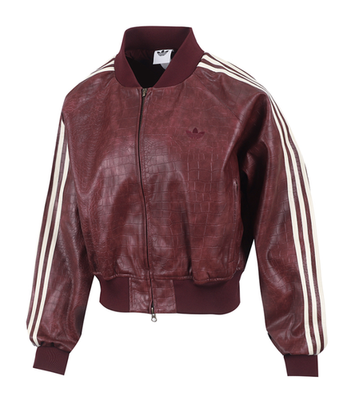 adidas Originals SST Synthetic Leather Jacket Women Casual
