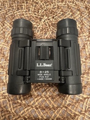 LL BEAN 8x25 Wide Angle Field 8.2 , I 44M/I 000M, Made In Japan E28490