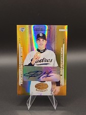 2004 Leaf Certified Materials Gold Mirror /25 Justin Germano #242 Rookie RC