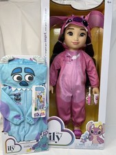 New Disney ILY 4Ever 18  Angel Stitch Doll PLUS Sulley Pajama Set NIB