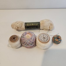 Vintage Tatting Crochet Embroidery Thread Lot