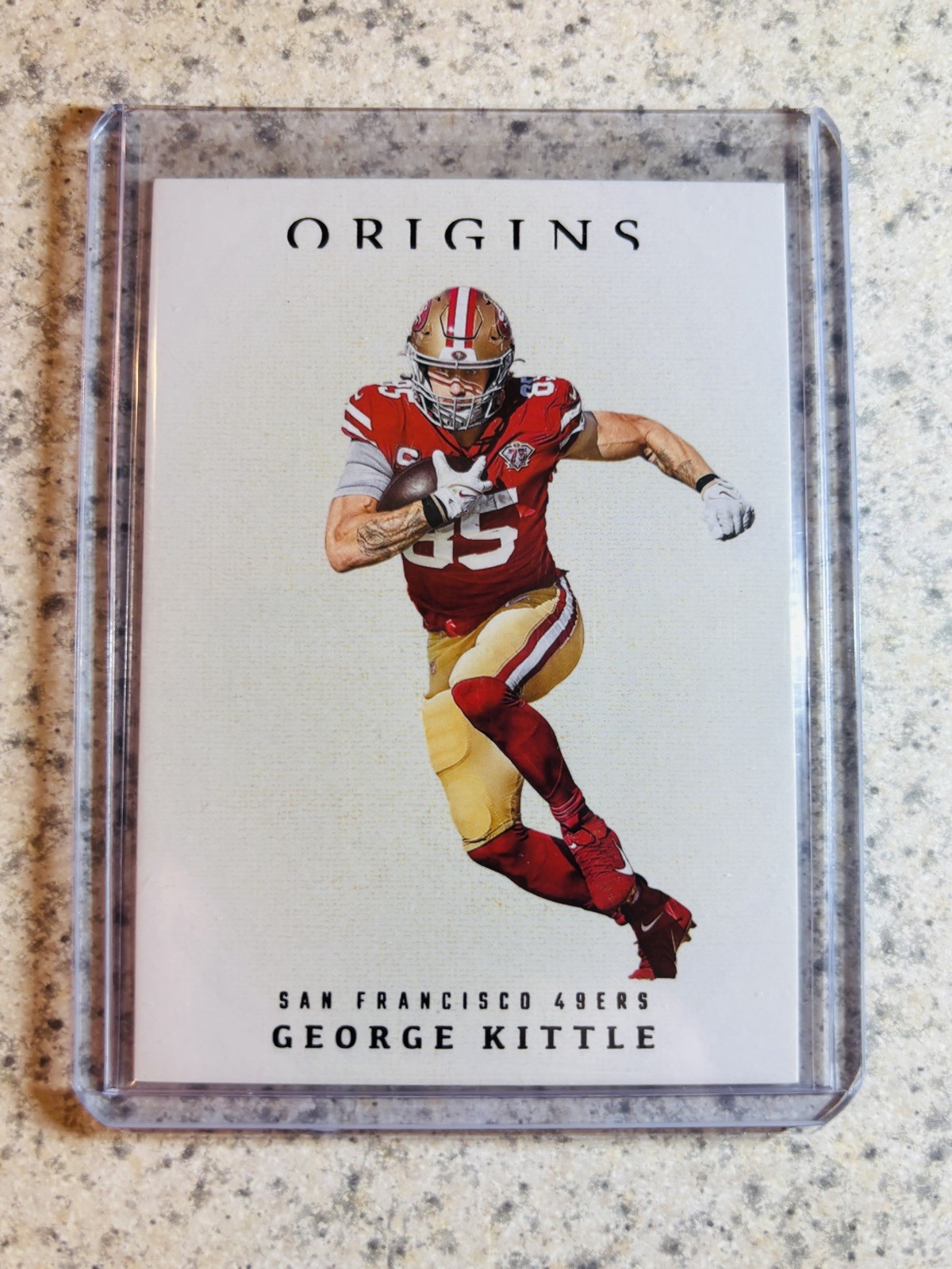 2022 Panini Origins George Kittle Blank Slate Case Hit San Francisco 49ers