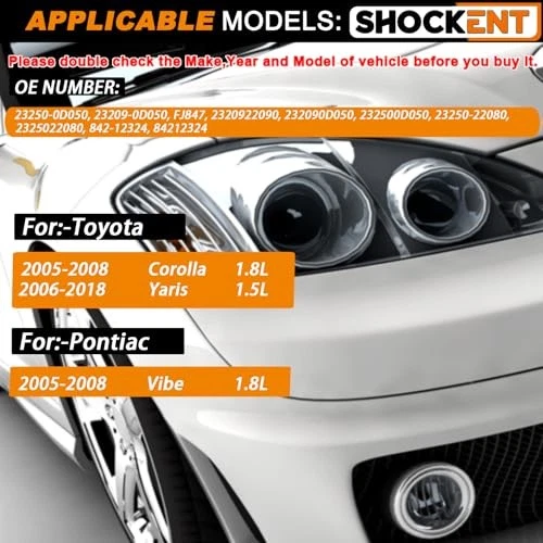 Fuel Injector 23250-0D050 Replacement for Toyota Corolla 2005-2008, Yaris 2006-2 - Изображение 4 из 4