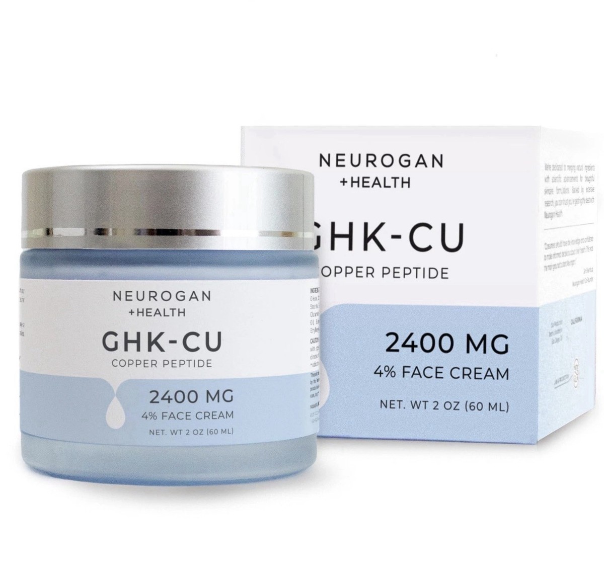 Neurogan +Health GHK-Cu Copper Peptide 2400 MG 2oz Face Cream | eBay