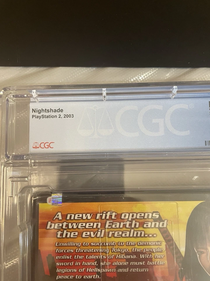 Nightshade PS2 Sony PlayStation 2 New Graded Game CGC 9.4 - Rare - Image 3 of 4