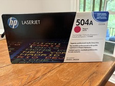 HP 504A/CE253A Magenta Toner Cartridge for LaserJet Genuine New Sealed