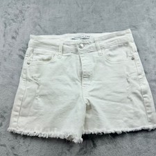 Celebrity Pink White Denim Distressed Cut Off Shorts Women's 5/27